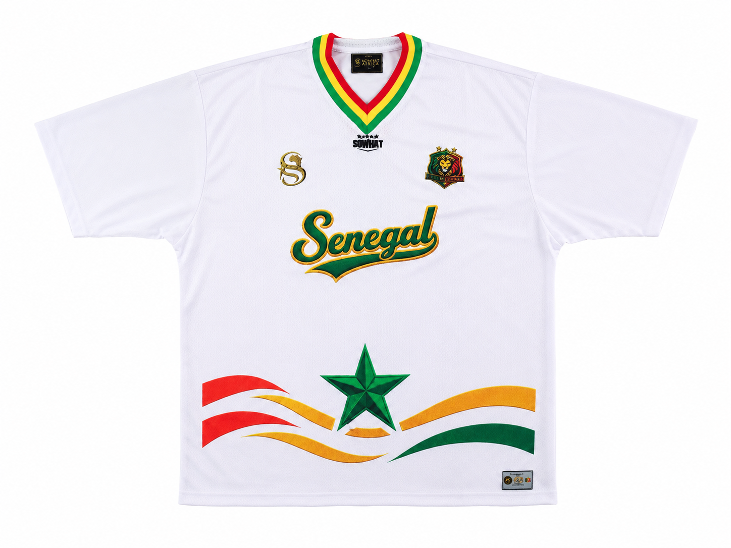 Maillot Sénégal 2026 – Édition Limitée « Lions de la Teranga » – Blanc